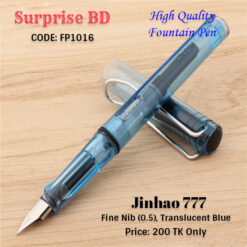 Jinhao 777 Fountain Pen (Translucent Blue)
