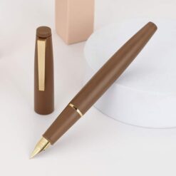 Jinhao 80 Fountain Pen Brown Golden