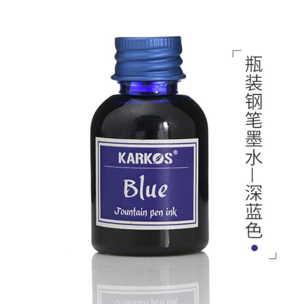 Karkos Fountain Pen Ink Blue