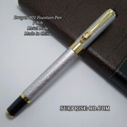 Dragon-801-Fountain-Pen-Silver