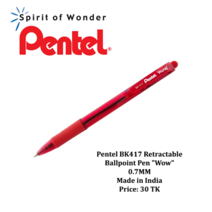 Pentel BK 417c Red
